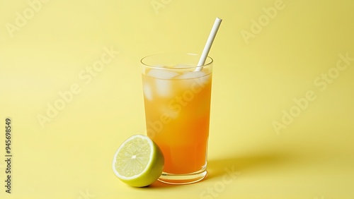 Beverage minimal bright yellow material icon