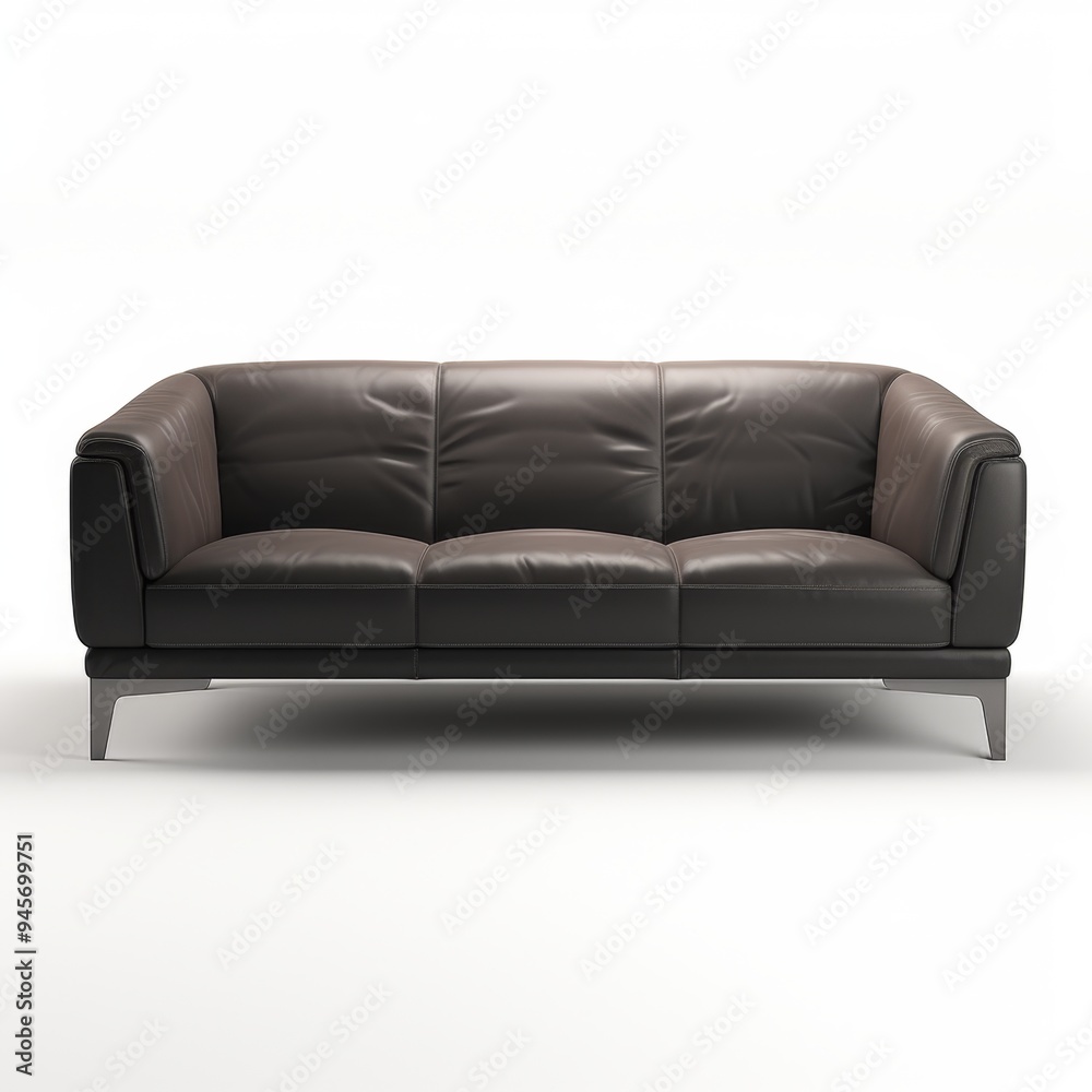 Design a dark gray leather sofa very soft Design a dark gray leather sofa very soft