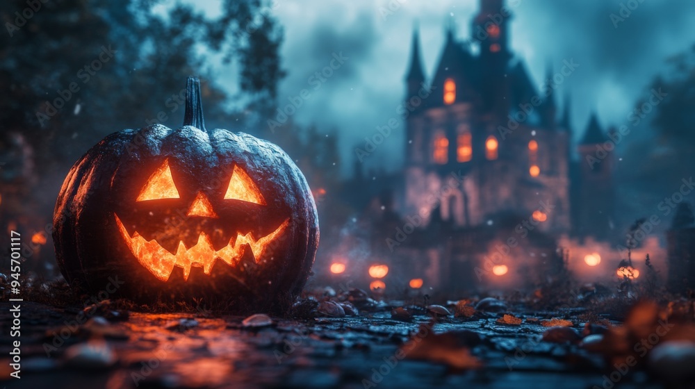 Spooky Halloween Night at the Haunted Castle