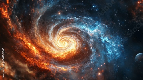 Galactic Spiral in Space