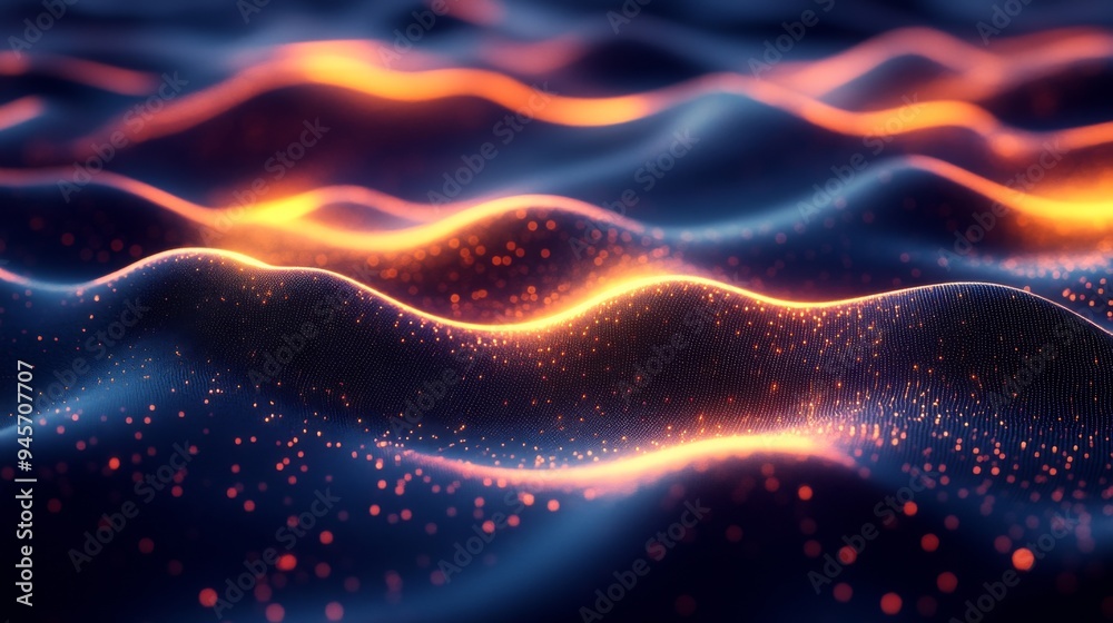Abstract Glowing Waves Abstract Glowing Waves