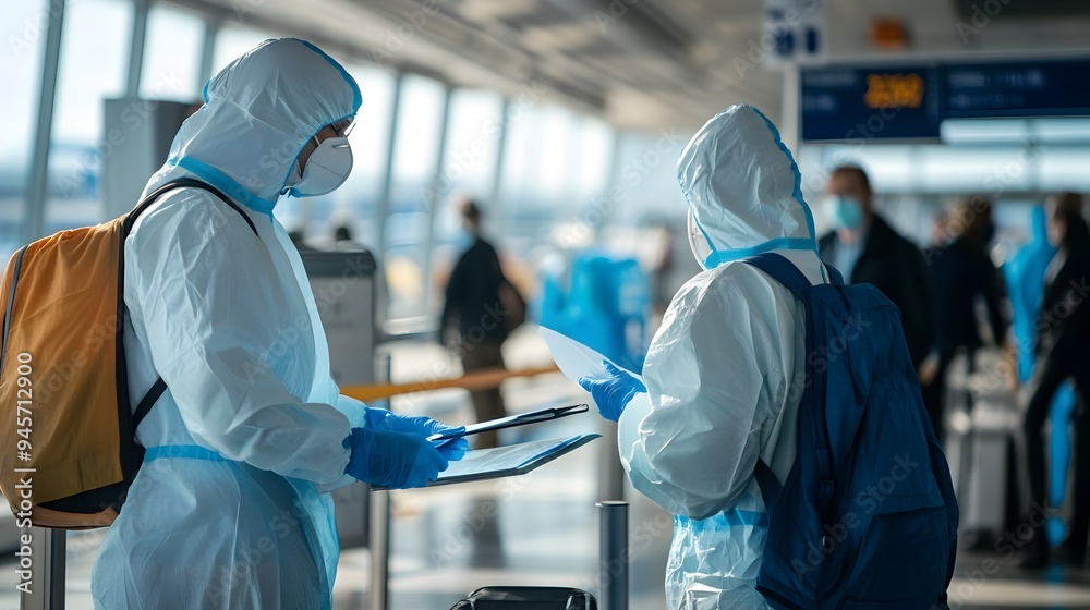 Airport Temperature Check Before Boarding Procedure During Pandemic Airport Temperature Check Before Boarding Procedure During Pandemic