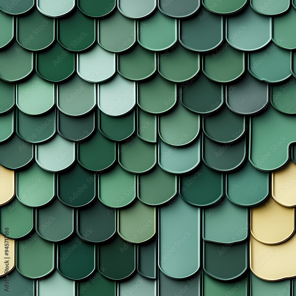 Colorful green scales create a textured pattern in various shades and tones. Colorful green scales create a textured pattern in various shades and tones.