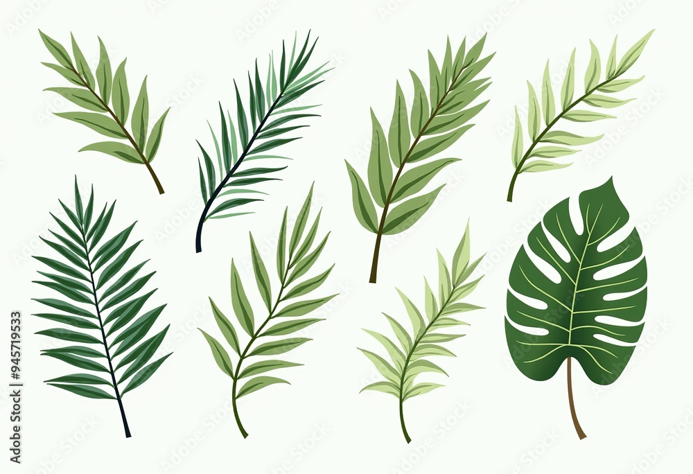 Tropical Leaf Graphics: High-Resolution PNG Files for Designers Tropical Leaf Graphics: High-Resolution PNG Files for Designers