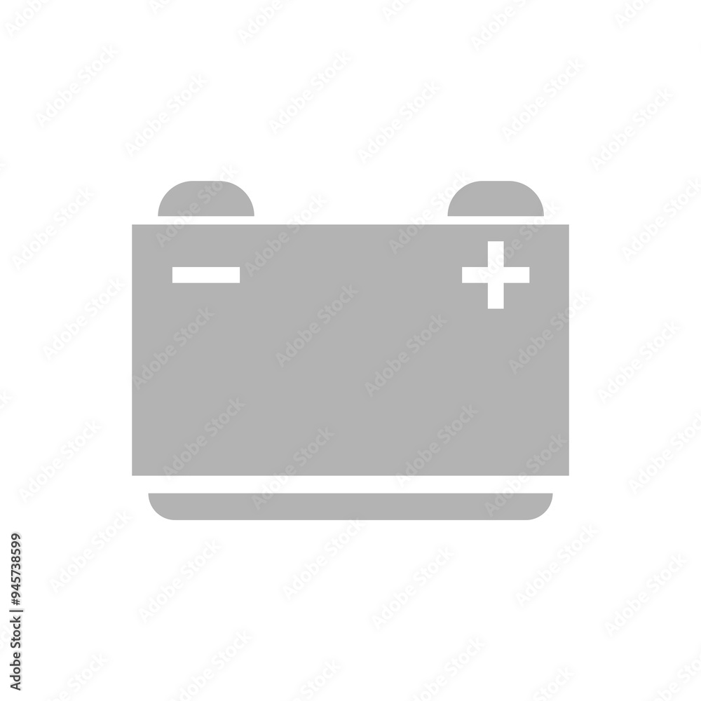 battery icon on a white background, vector illustration battery icon on a white background, vector illustration