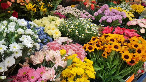  A range of flower pots of different sizes, shapes, and materials (ceramic, terracotta, metal, and glass) are displayed. They come in various colors and patterns, some with intricate designs