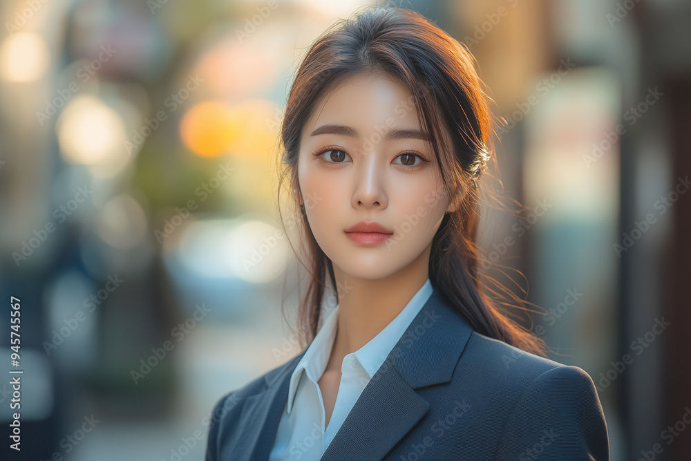 Portrait of beautiful woman , Selective focus asian woman with make up.	
