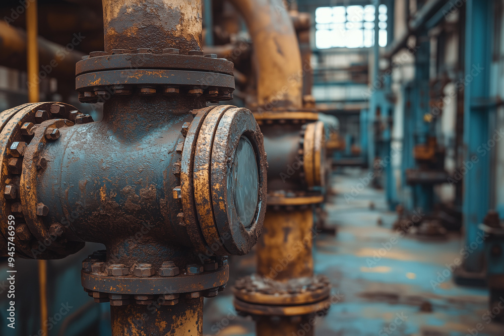Rustic pipeline for irrigation, Close up shot galvanized pipe water for consumer, Industrial pipeline with stop valve. Rustic pipeline for irrigation, Close up shot galvanized pipe water for consumer, Industrial pipeline with stop valve.