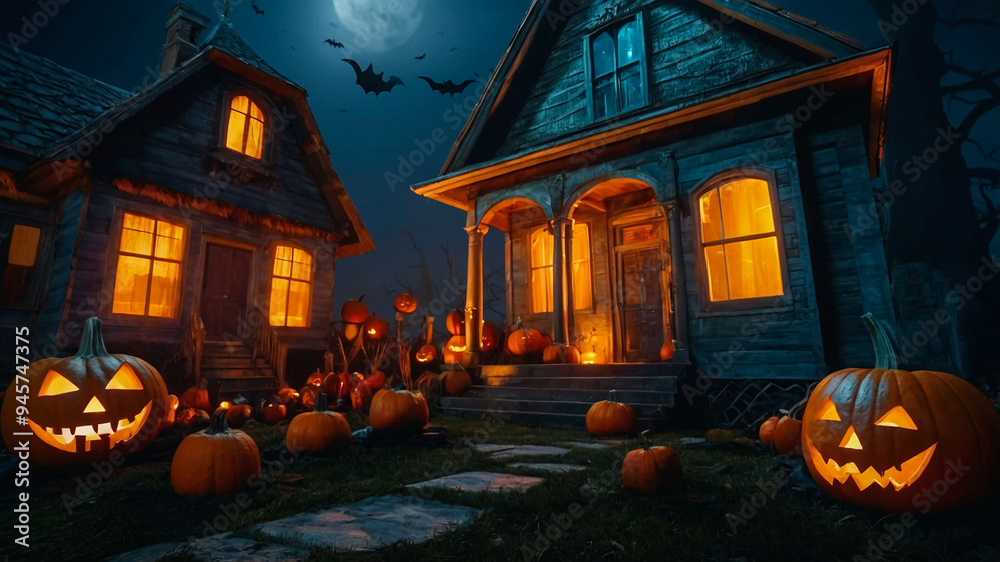 Obraz premium Halloween background