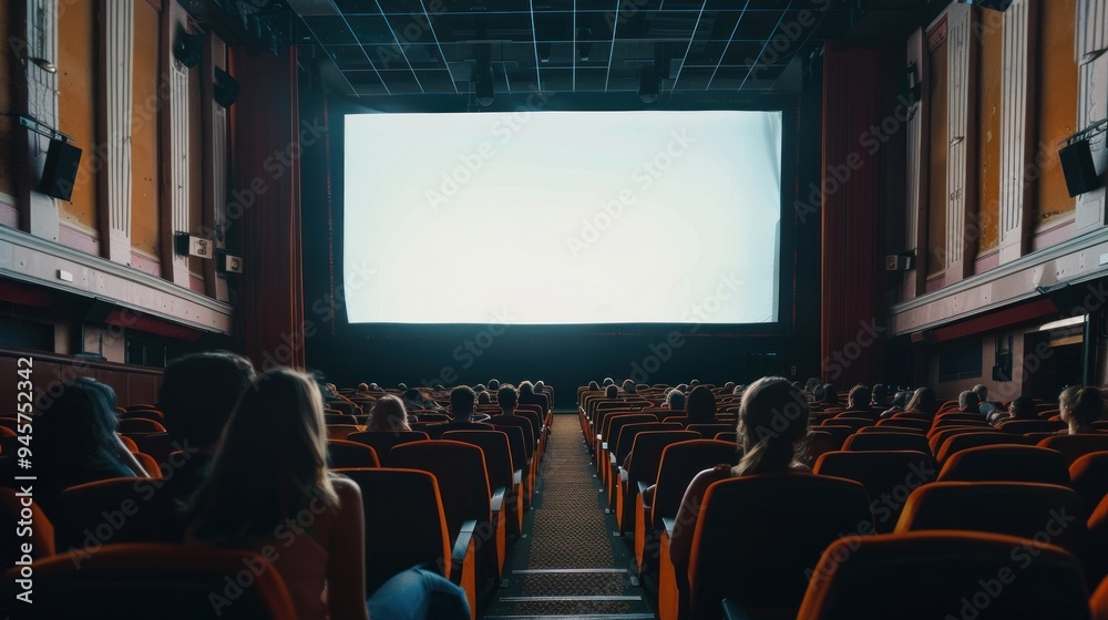 Obraz premium A View of a Theater Before the Show Starts