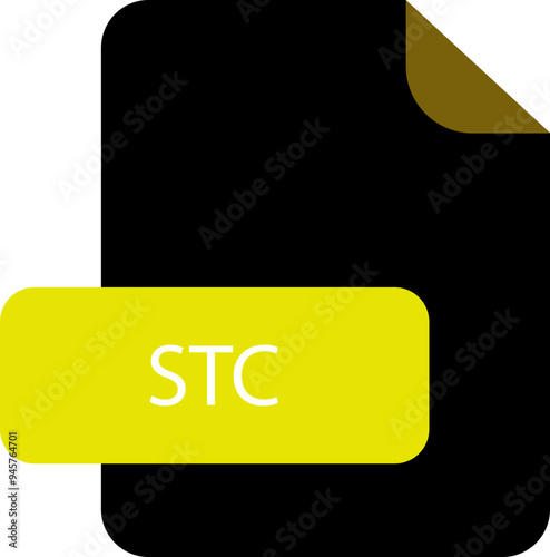STC file extension icon rounded corners and deep color
