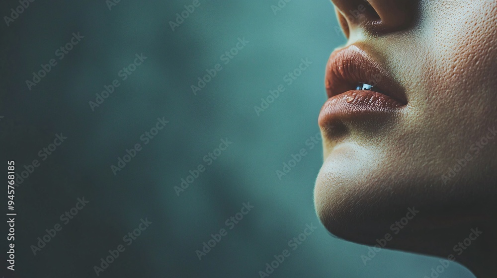 Melancholy Elegance: Emotion Captured in a Tear