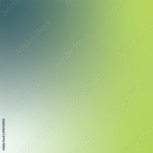 Soft Gradient background with Green Color