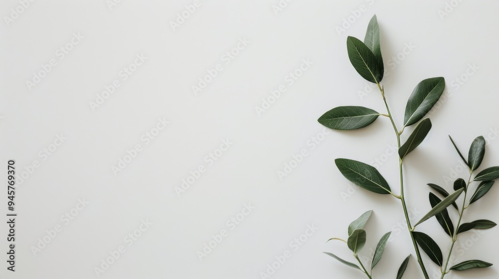Elegant green leaves arranged against a clean, neutral background, emphasizing nature's simplicity and beauty. Elegant green leaves arranged against a clean, neutral background, emphasizing nature's simplicity and beauty.