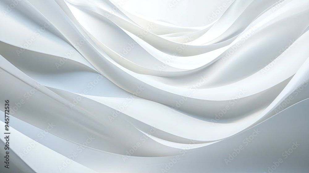 An abstract white background with intersecting lines and soft shadows, creating a modern, dynamic design.