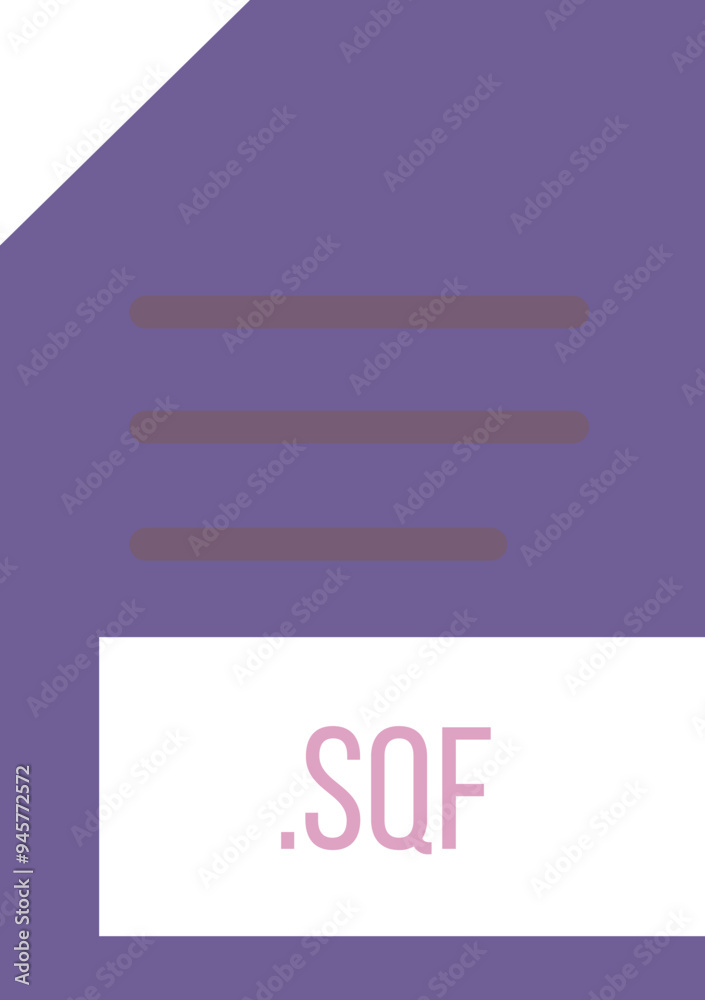 SQF File extension icon minimal colro fill SQF File extension icon minimal colro fill