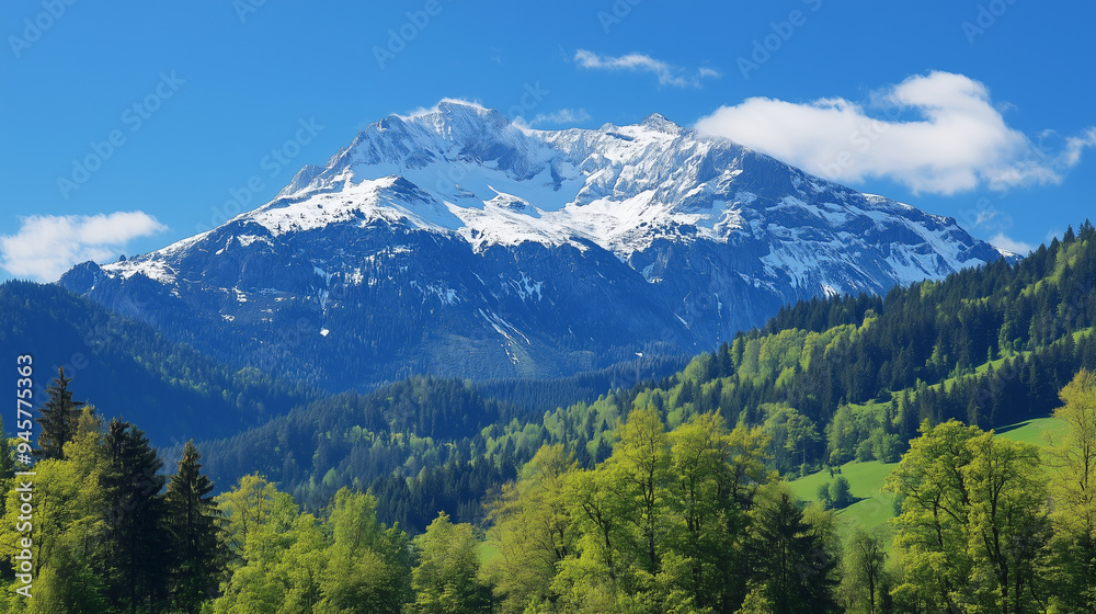 Fototapeta premium landscape in the mountains