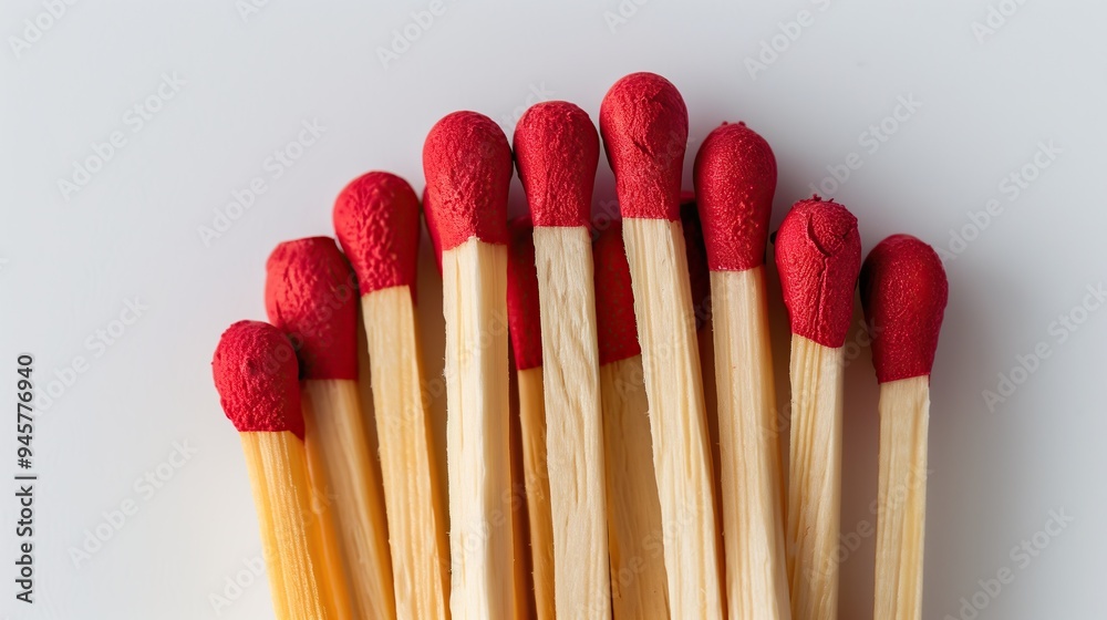 Matches on a white background, isolated Matches on a white background, isolated