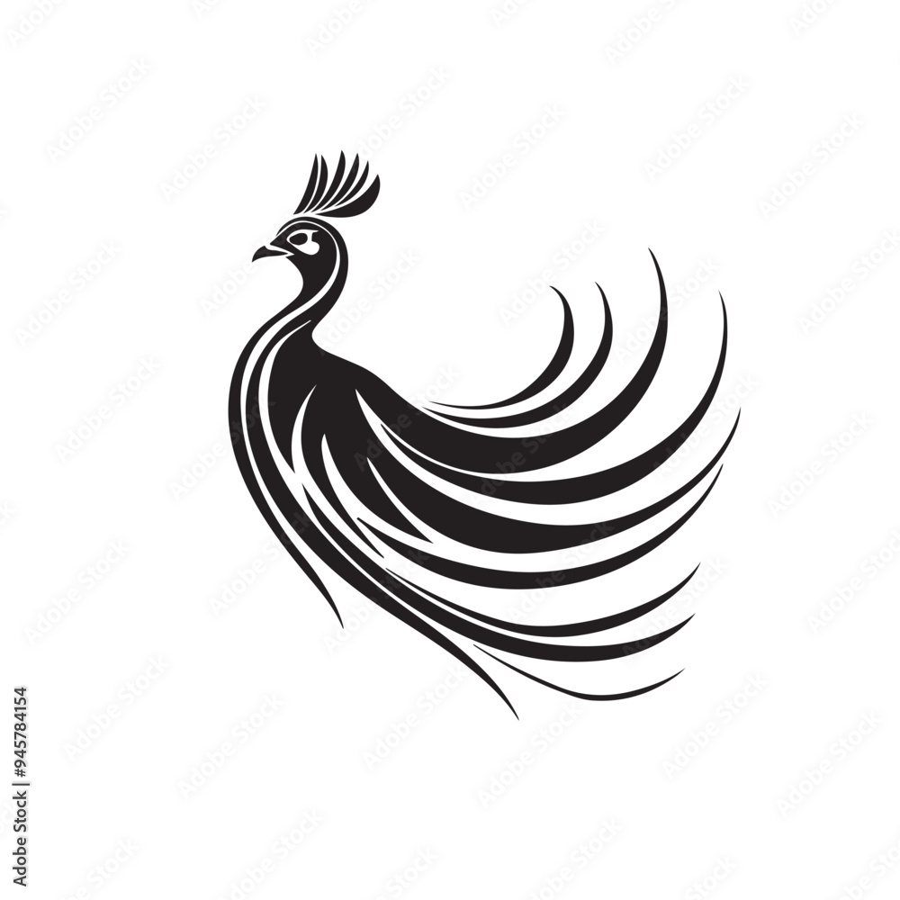 Fototapeta premium Chukar Partridge Design Logo Vector isolated on white background