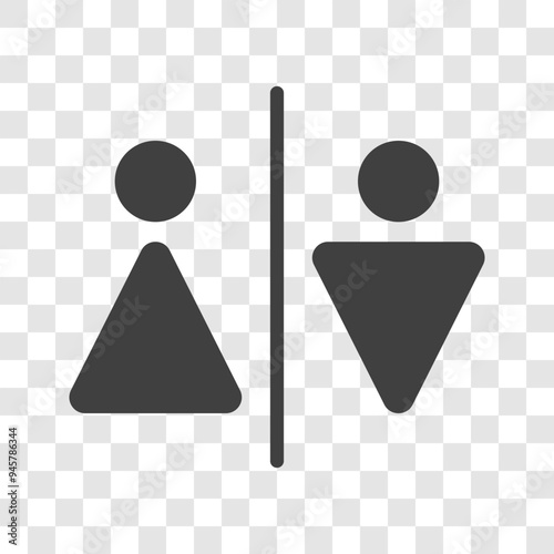 toilet icon on a white background.