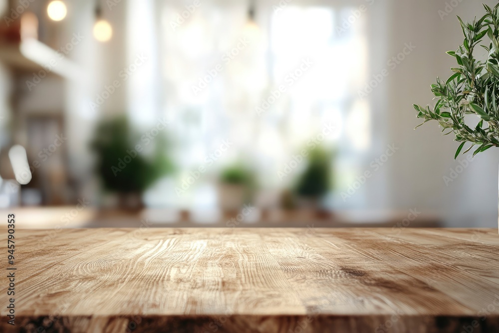 kitchen table background, wood counter top on blur of white clean abstract home interior with bokeh. used for display or montage your wooden for dining background. table banner , ai kitchen table background, wood counter top on blur of white clean abstract home interior with bokeh. used for display or montage your wooden for dining background. table banner , ai