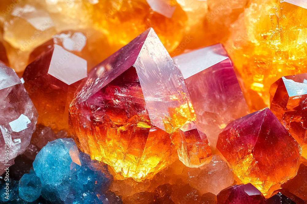 Vibrant Crystals in Various Colors Vibrant Crystals in Various Colors