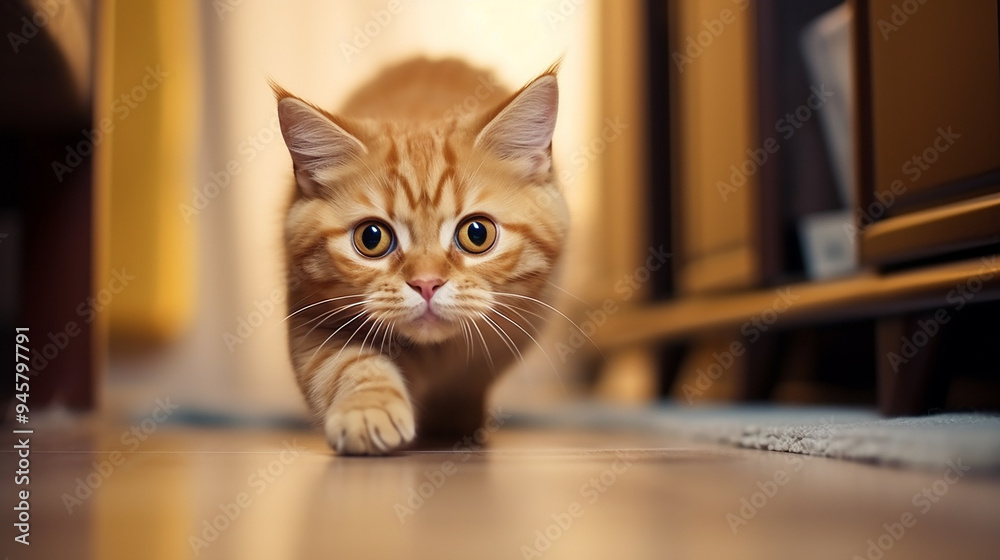 The Cat Hunts at Home: Lop-Eared Ginger Face The Cat Hunts at Home: Lop-Eared Ginger Face
