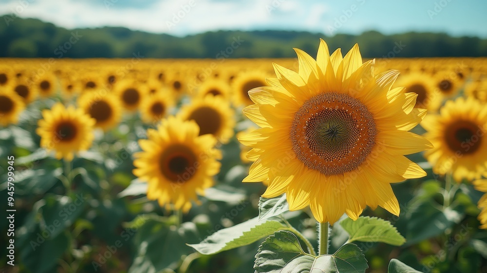 Fototapeta premium Sunflowers in a Field