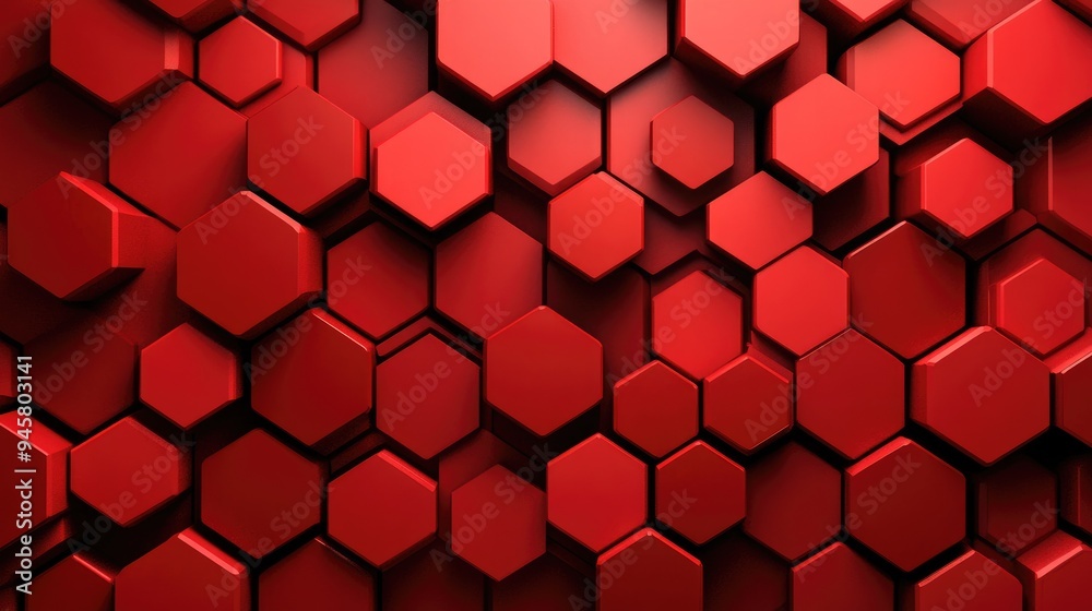 A background with red hexagons forming a honeycomb shape, A background with red hexagons forming a honeycomb shape,