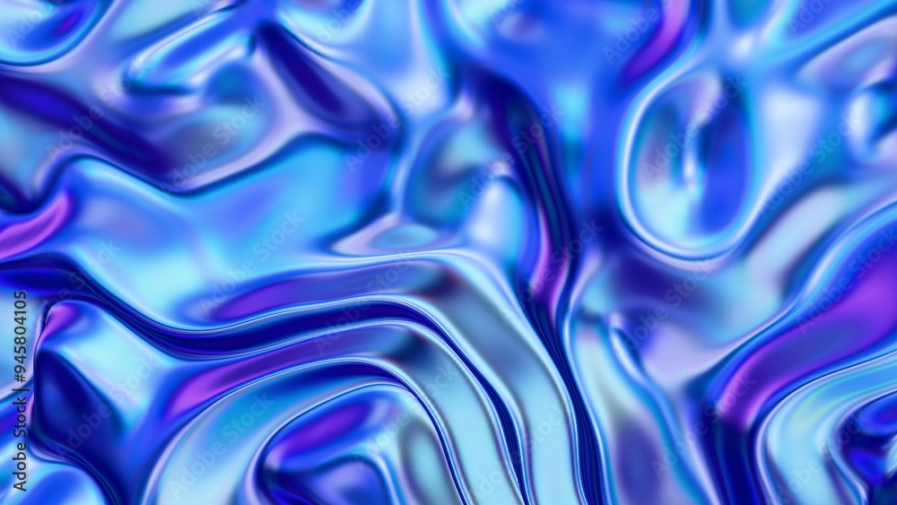 Obraz premium iridescent blue background