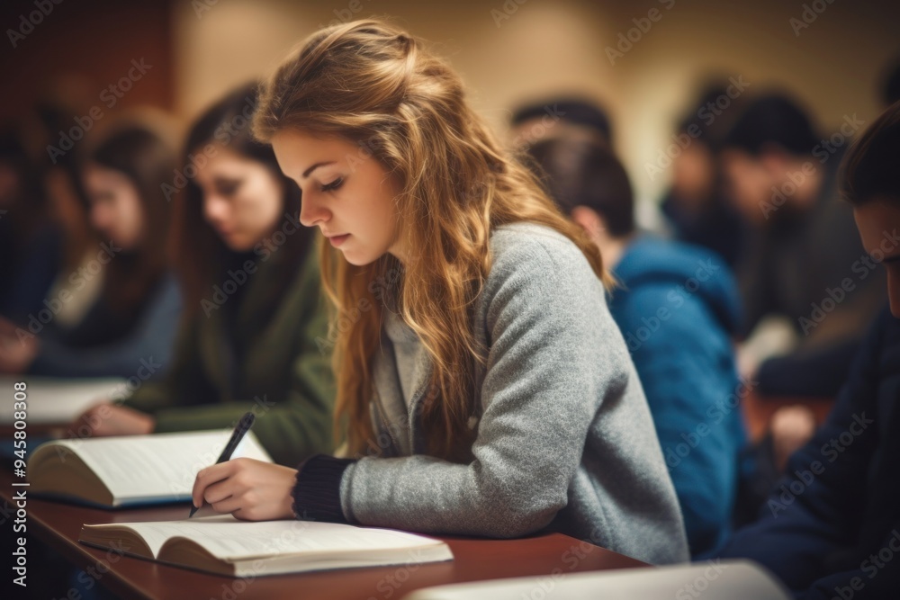 Student taking notes publication education writing. Student taking notes publication education writing.