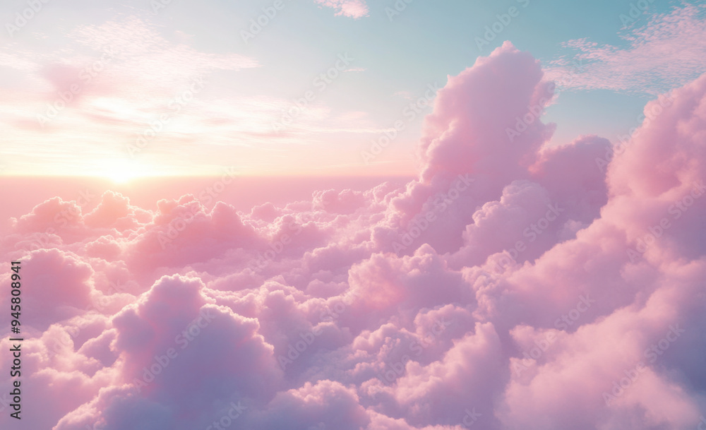 Pink Cloudscape. Pink Cloudscape.