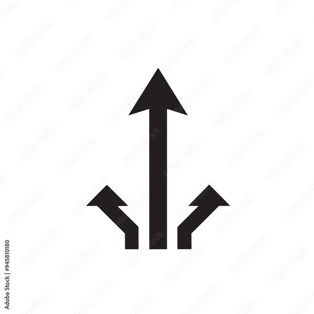 growth icon logo vector, Arrow curve, Direction sign, Three arrows, Competition Icon Stock Vector, black web icon vector illustration. growth icon logo vector, Arrow curve, Direction sign, Three arrows, Competition Icon Stock Vector, black web icon vector illustration.