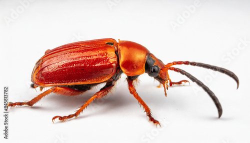 isolated white background Beetle 