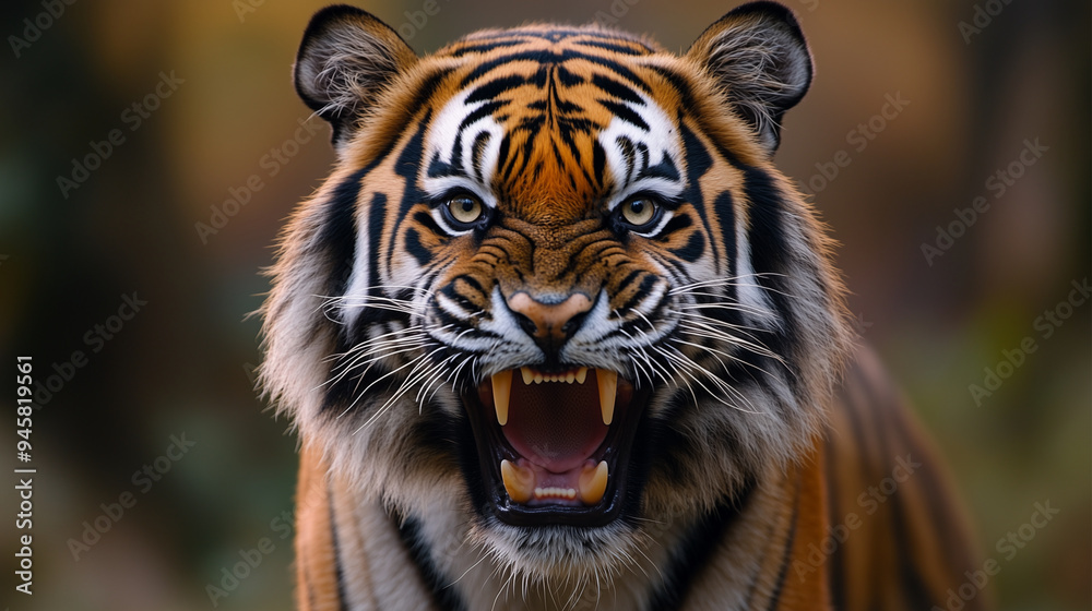 portrait of a bengal tiger portrait of a bengal tiger