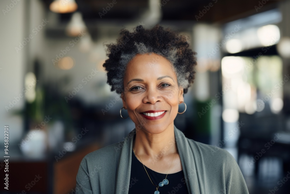 Portrait of a senior black businesswoman in office Portrait of a senior black businesswoman in office