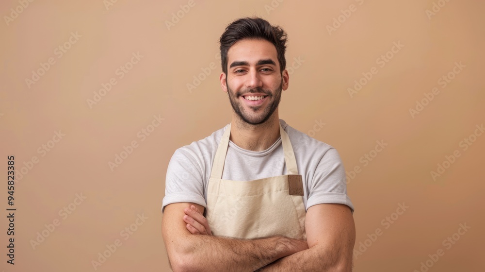 The man in the apron The man in the apron