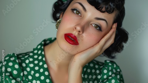 The Retro Beauty Portrait photo