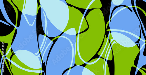 Abstract pattern. Illustration for printing on wall decorations. For use in graphics.