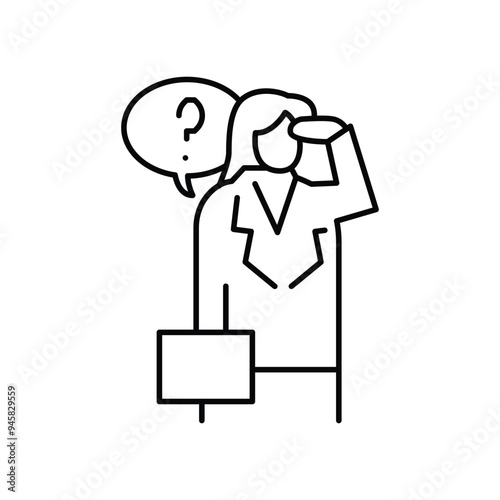 question icon vector design good for web or mobile app