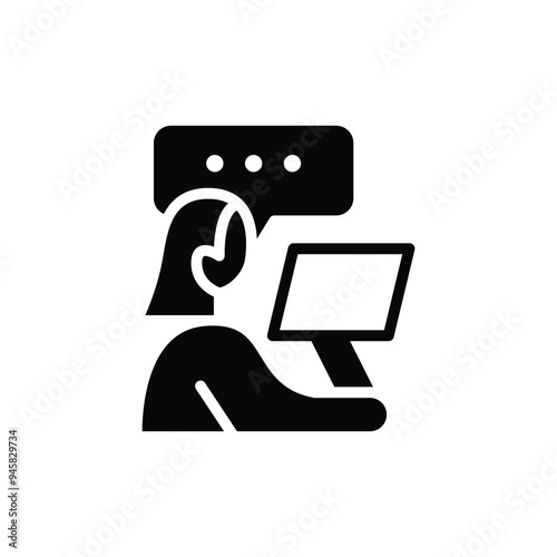 workplace solid icon vector design good for web or mobile app