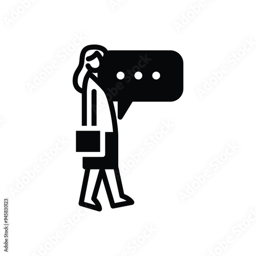 manager solid icon vector design good for web or mobile app