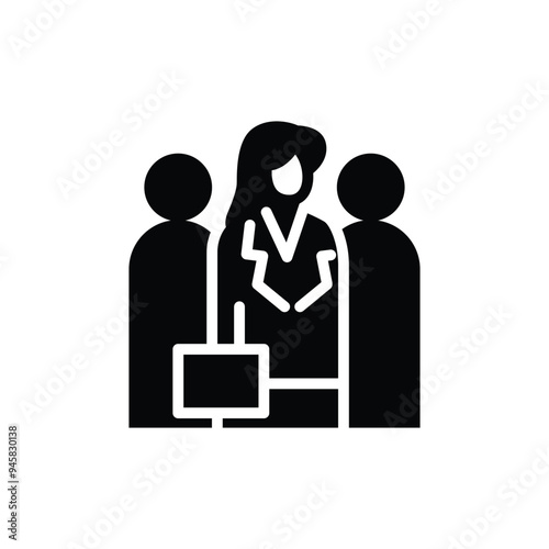 teamwork solid icon vector design good for web or mobile app