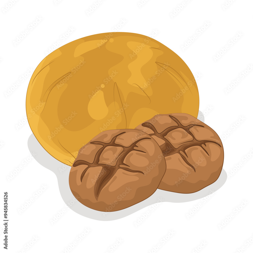 Illustration of bread Illustration of bread
