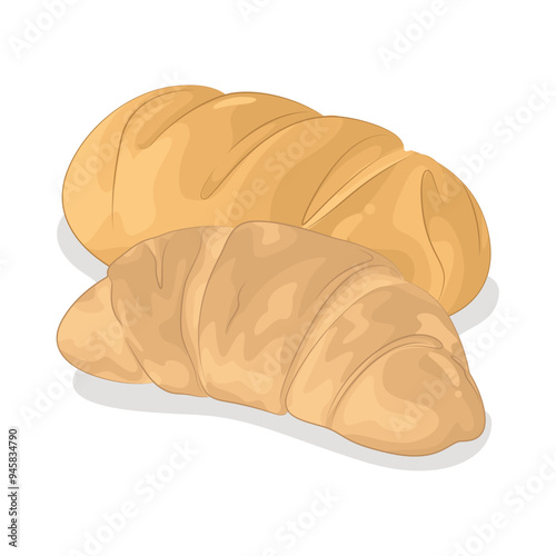 Illustration of bread 