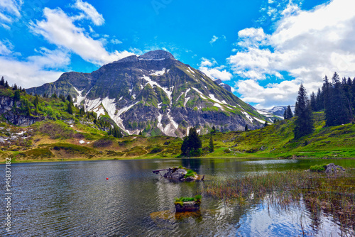 Der Körbersee in Schröcken (Vorarlberg, Österreich) photo