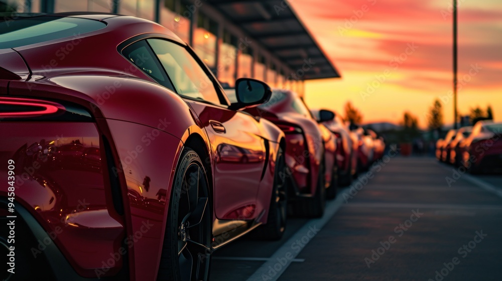 Cars For Sale Stock Lot Row. Car Dealer Inventory Cars For Sale Stock Lot Row. Car Dealer Inventory