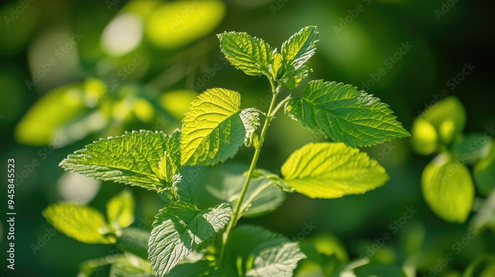 Flycatcher plant with bright green leaves, highlighting its insect-catching structure. Flycatcher plant with bright green leaves, highlighting its insect-catching structure.