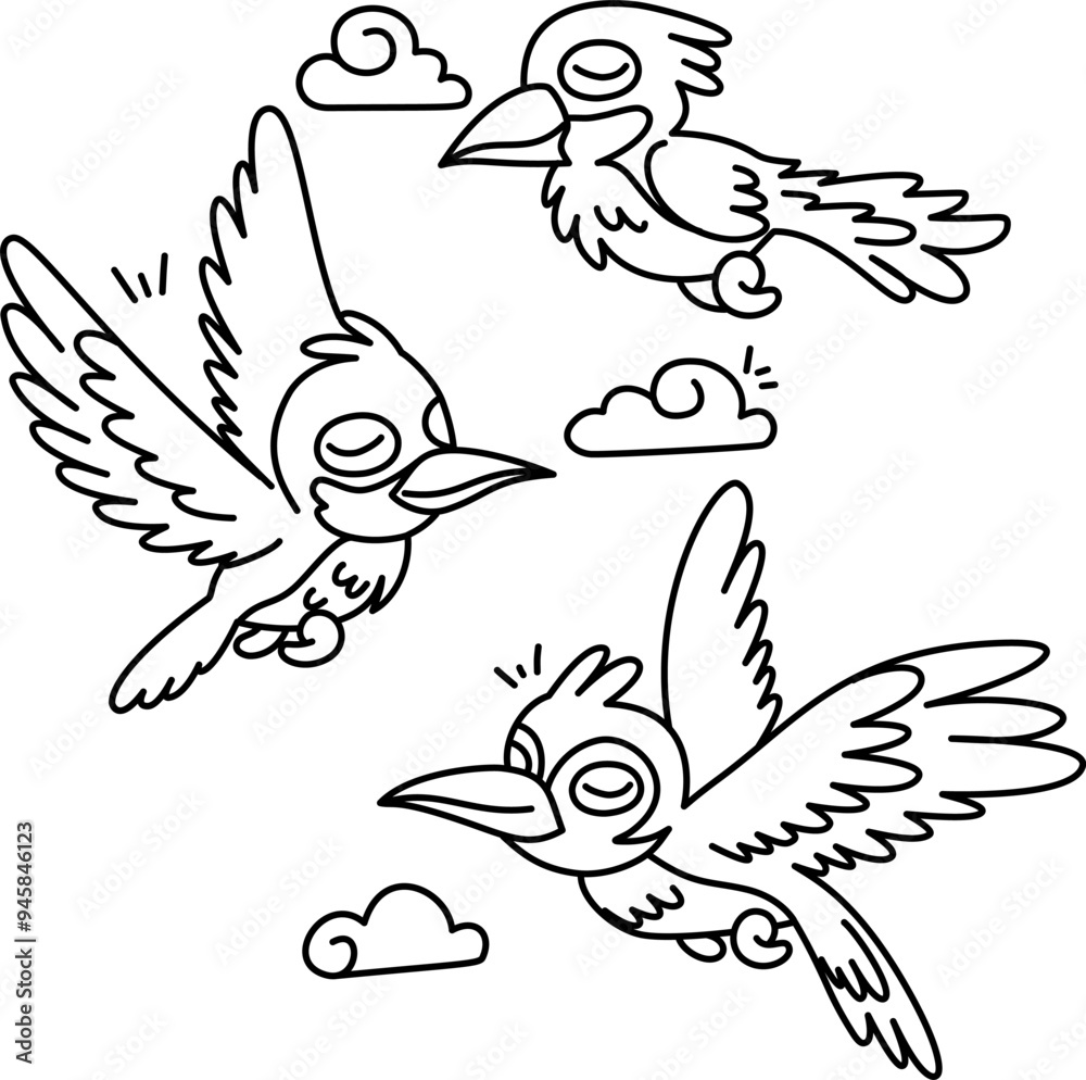 Very calm birds flying.eps Very calm birds flying.eps