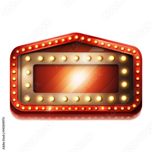 Las Vegas style light sign